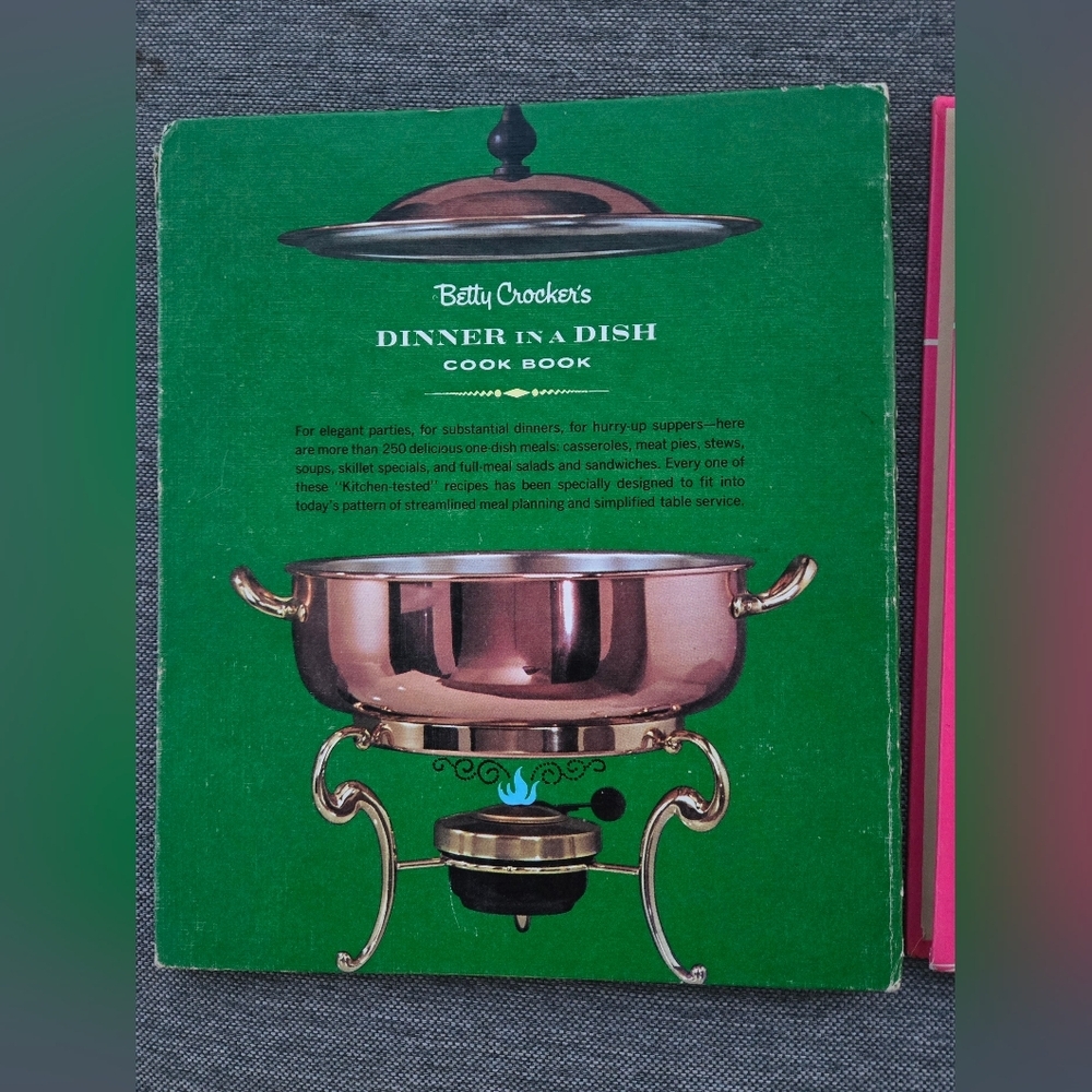 Betty Crocker 1965 Vintage Cookbook Set Dinner in a Dish & Parties for Children - Picture 2 of 10